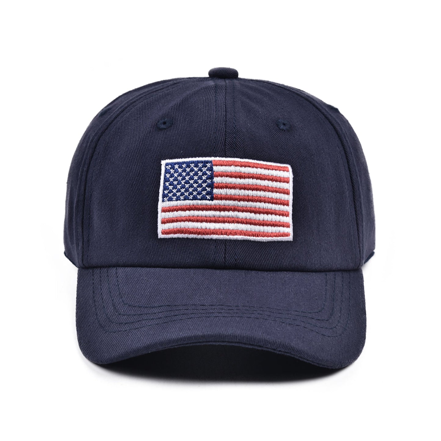 Kids American Flag Embroidered Baseball Cap Cotton Hat