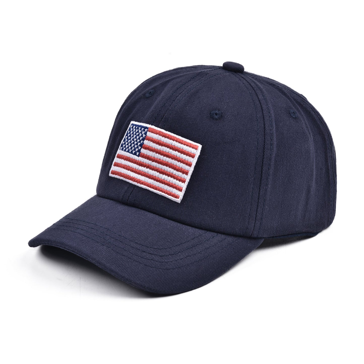 Kids American Flag Embroidered Baseball Cap Cotton Hat