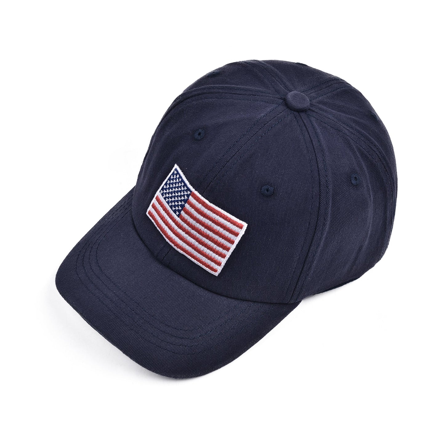 Kids American Flag Embroidered Baseball Cap Cotton Hat