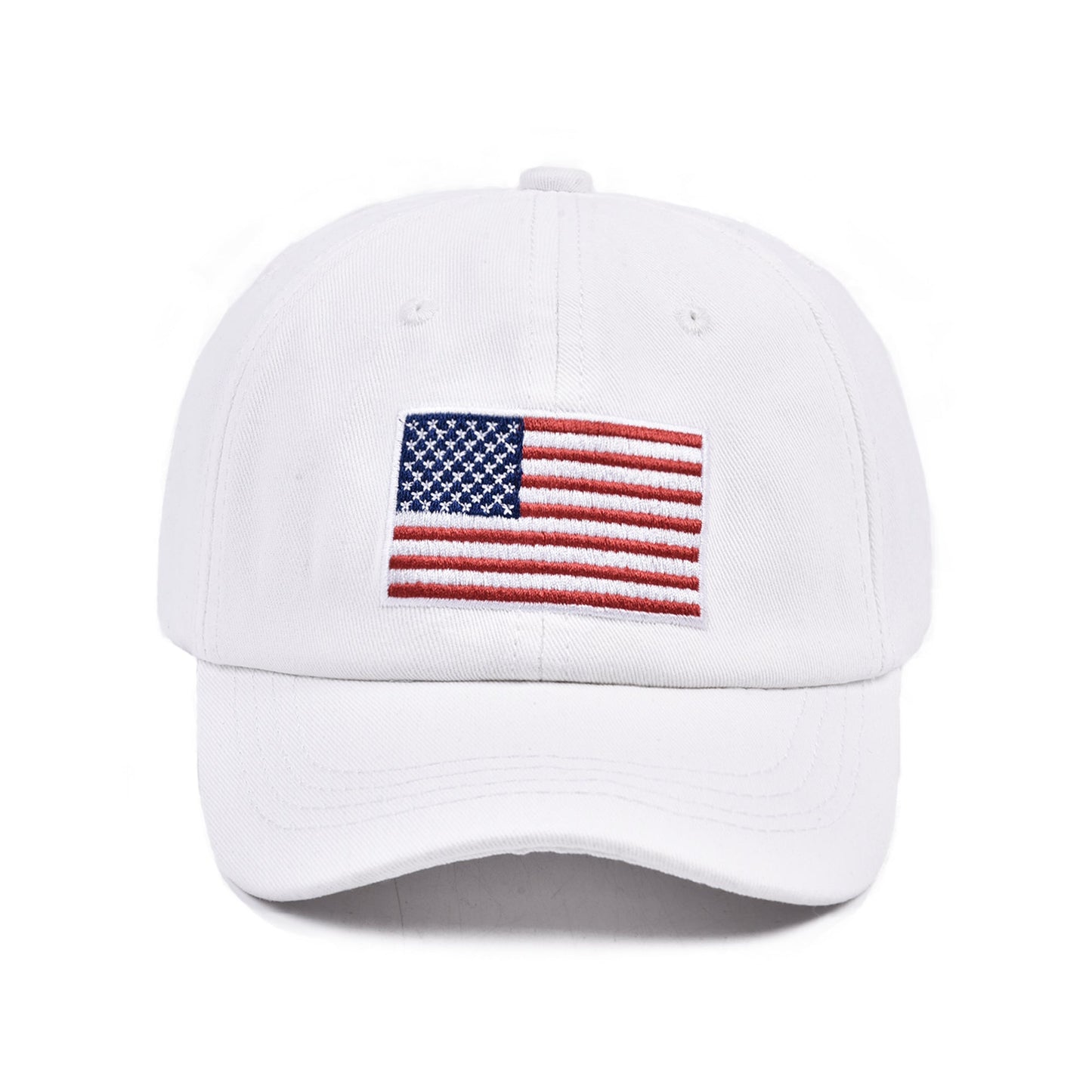 Kids American Flag Embroidered Baseball Cap Cotton Hat