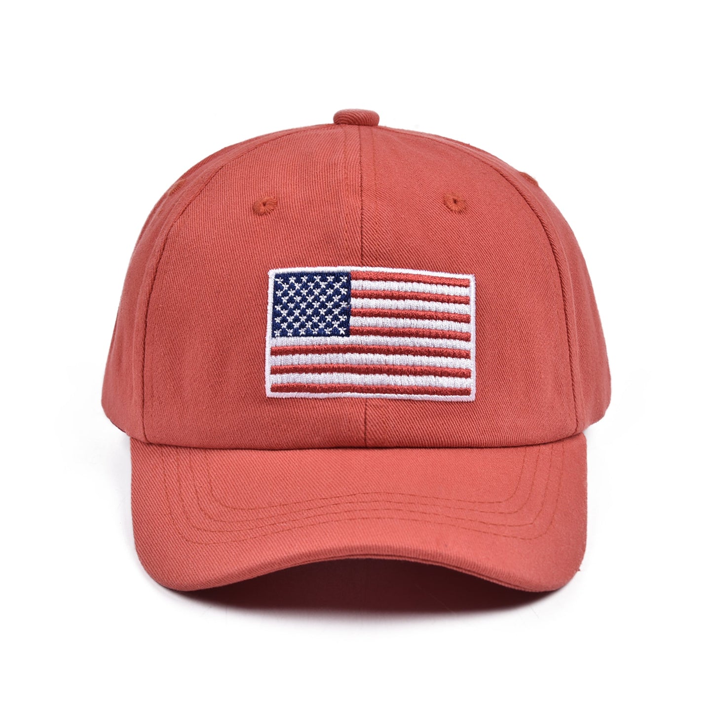 Kids American Flag Embroidered Baseball Cap Cotton Hat