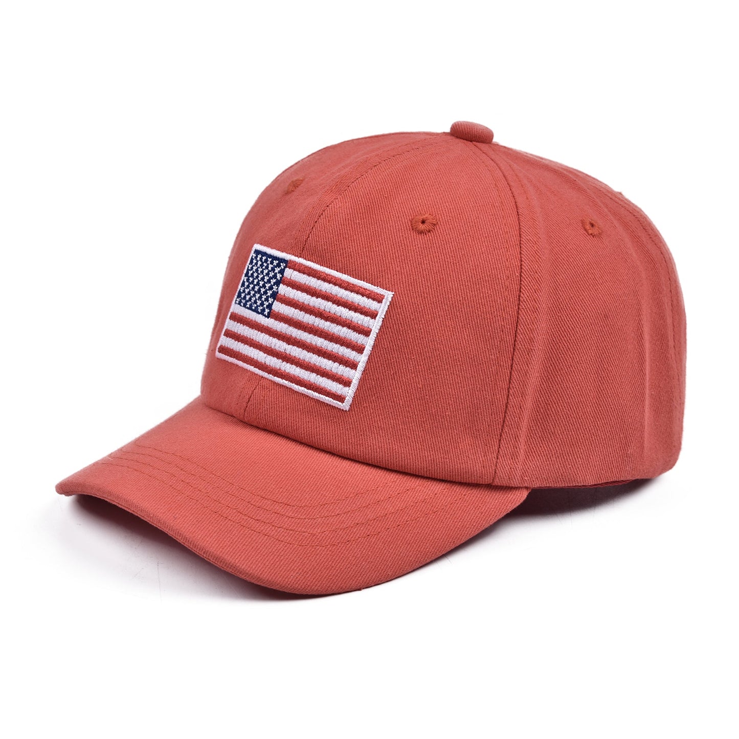 Kids American Flag Embroidered Baseball Cap Cotton Hat