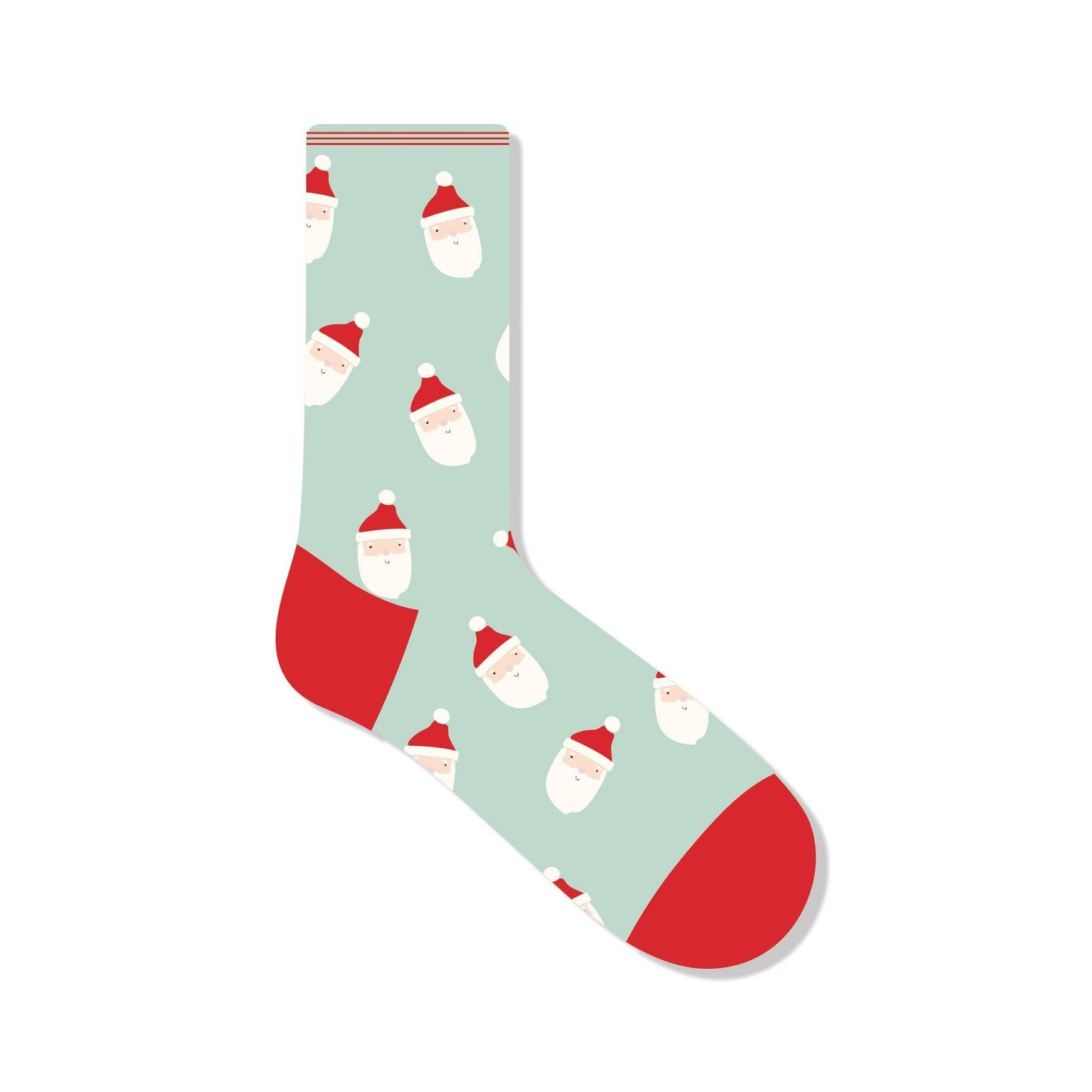 Whimsy Scattered Santa Socks