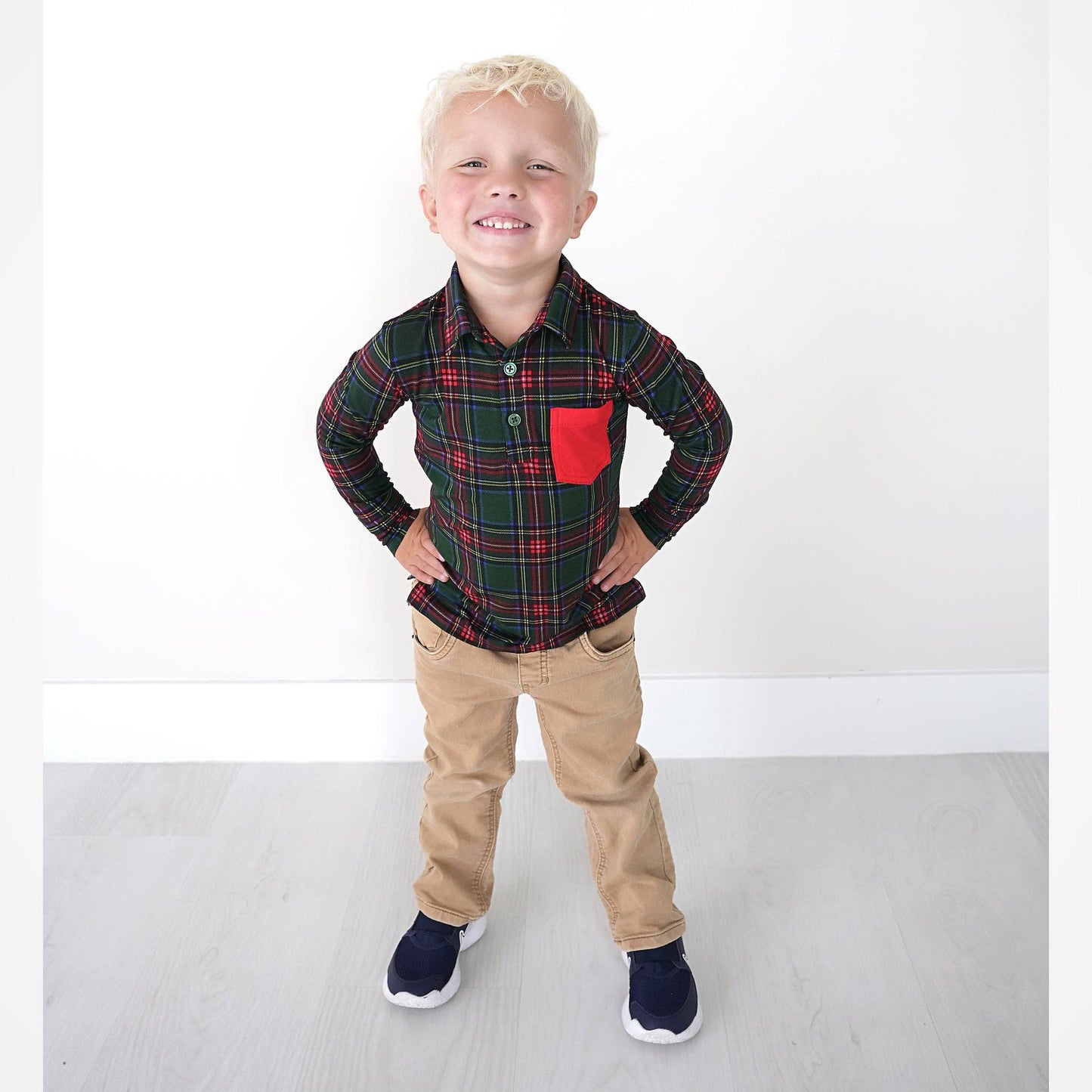 Tartan LS Polo