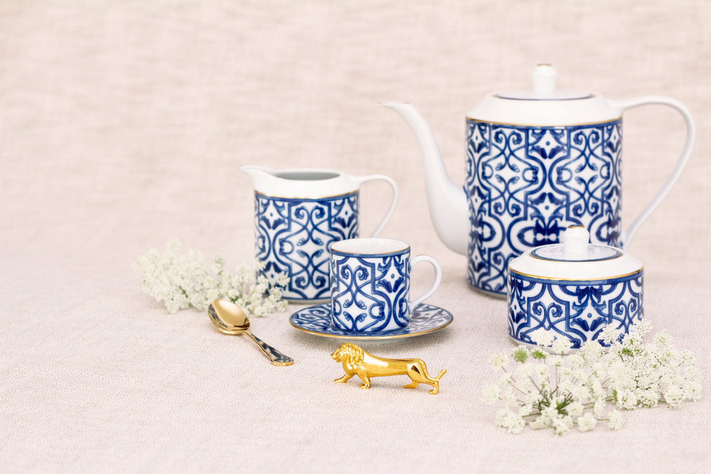 Blue Legacy Espresso Cup + Saucer (Set of 4)