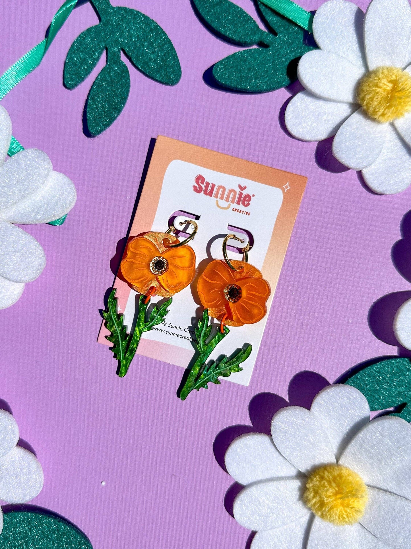 Poppy Bloom Earrings