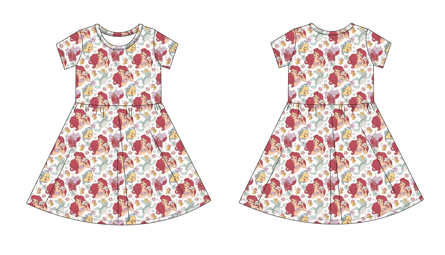 Under the Sea - Twirl Dress