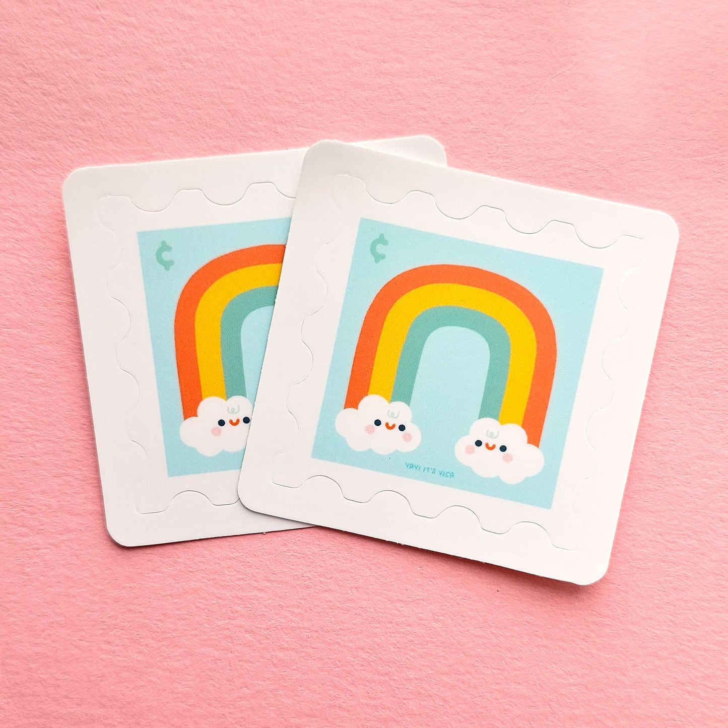 Rainbow Stamp Sticker