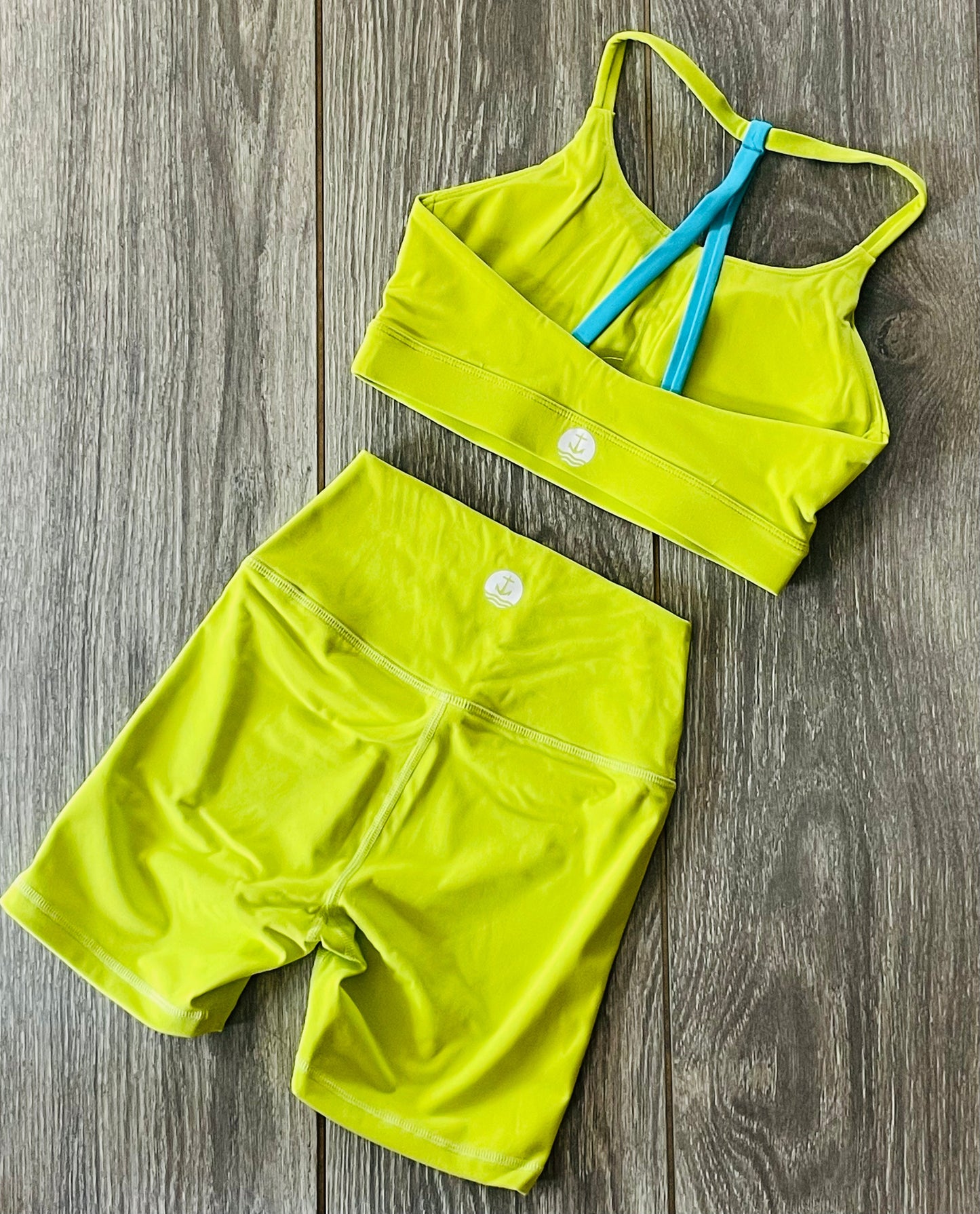 The Daybreak Lemon Lime Set - Top & Shorts