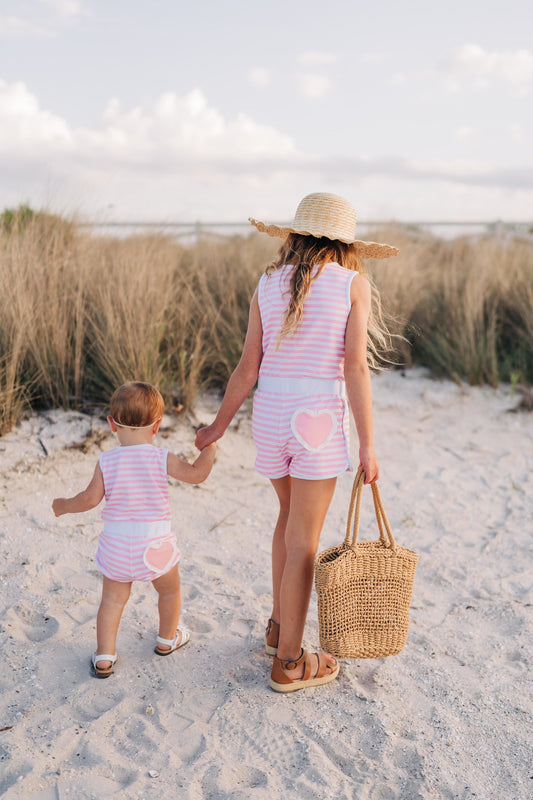 Candy Striped Romper