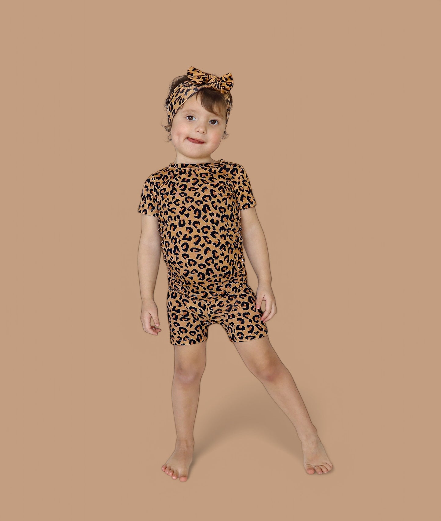 LEOPARD DREAM SHORT SET