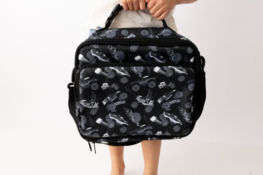Lunch boxes in Camo Dino Rad Rebellious Monochrome spider man parker