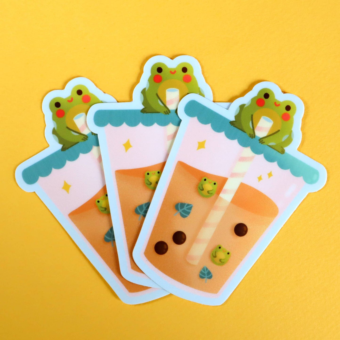 Froggy Boba Sticker