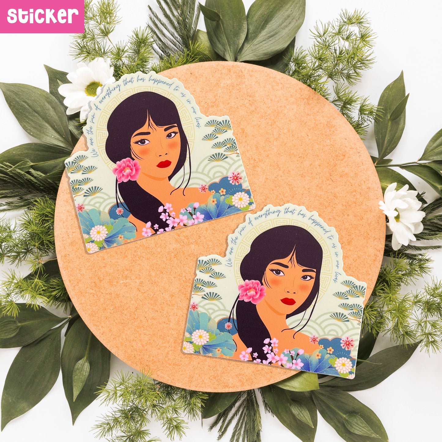 My Asian Ancestry AAPI Sticker, Lunar New Year Sticker