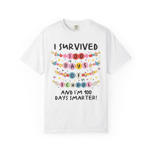 I Survived 100 Days of School Matching Tees