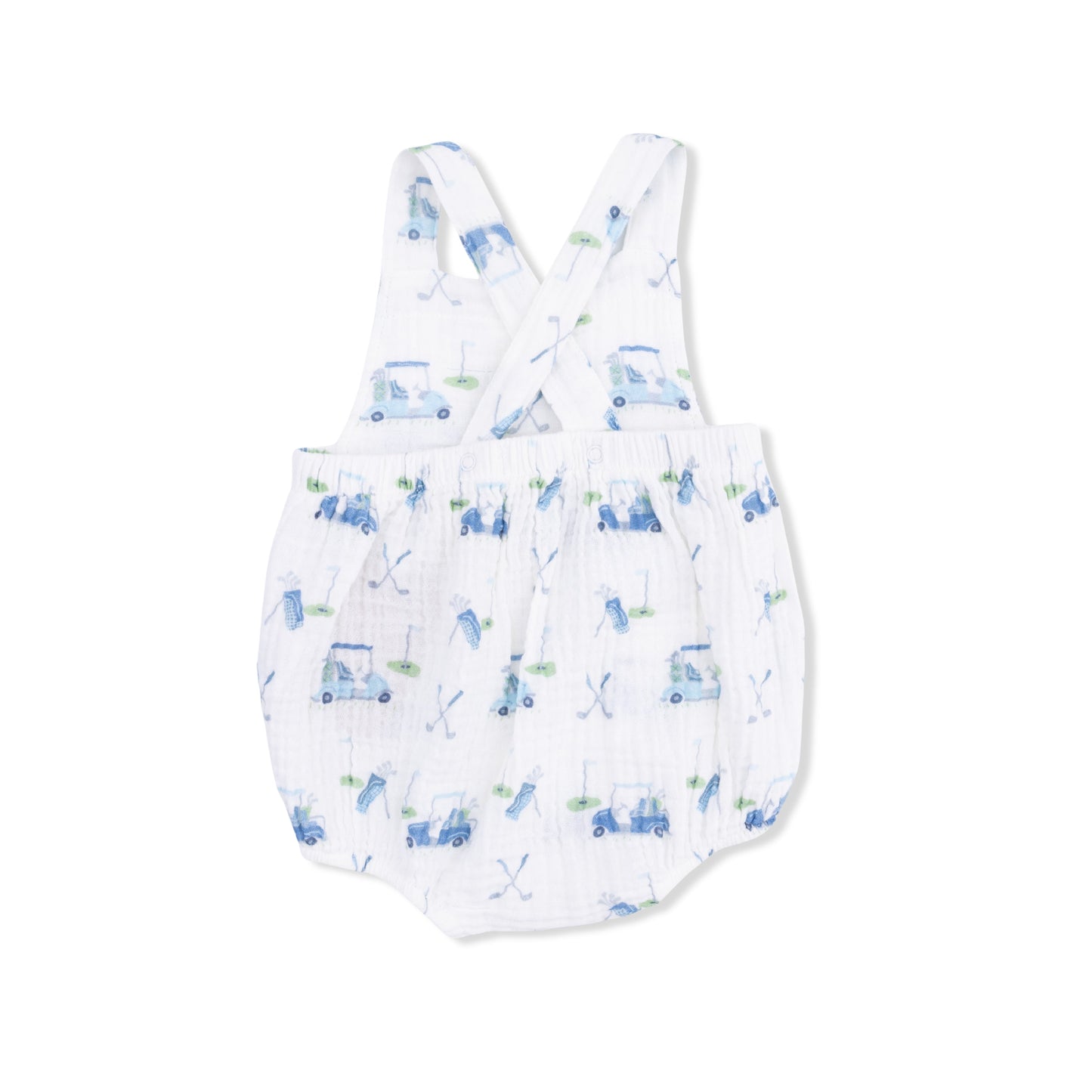 Baby Golf Carts Blue - Retro Sunsuit