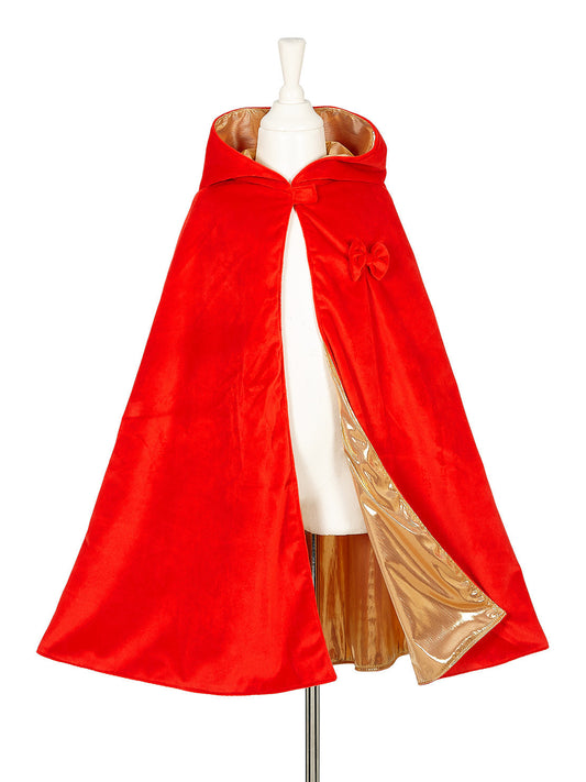 Princess-Red Costume Reversible Cape for Kids - Carnival & Festive Use - 4-7 yrs