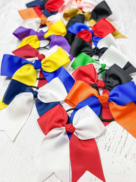 School Spirit Cheer Bows: Game Day