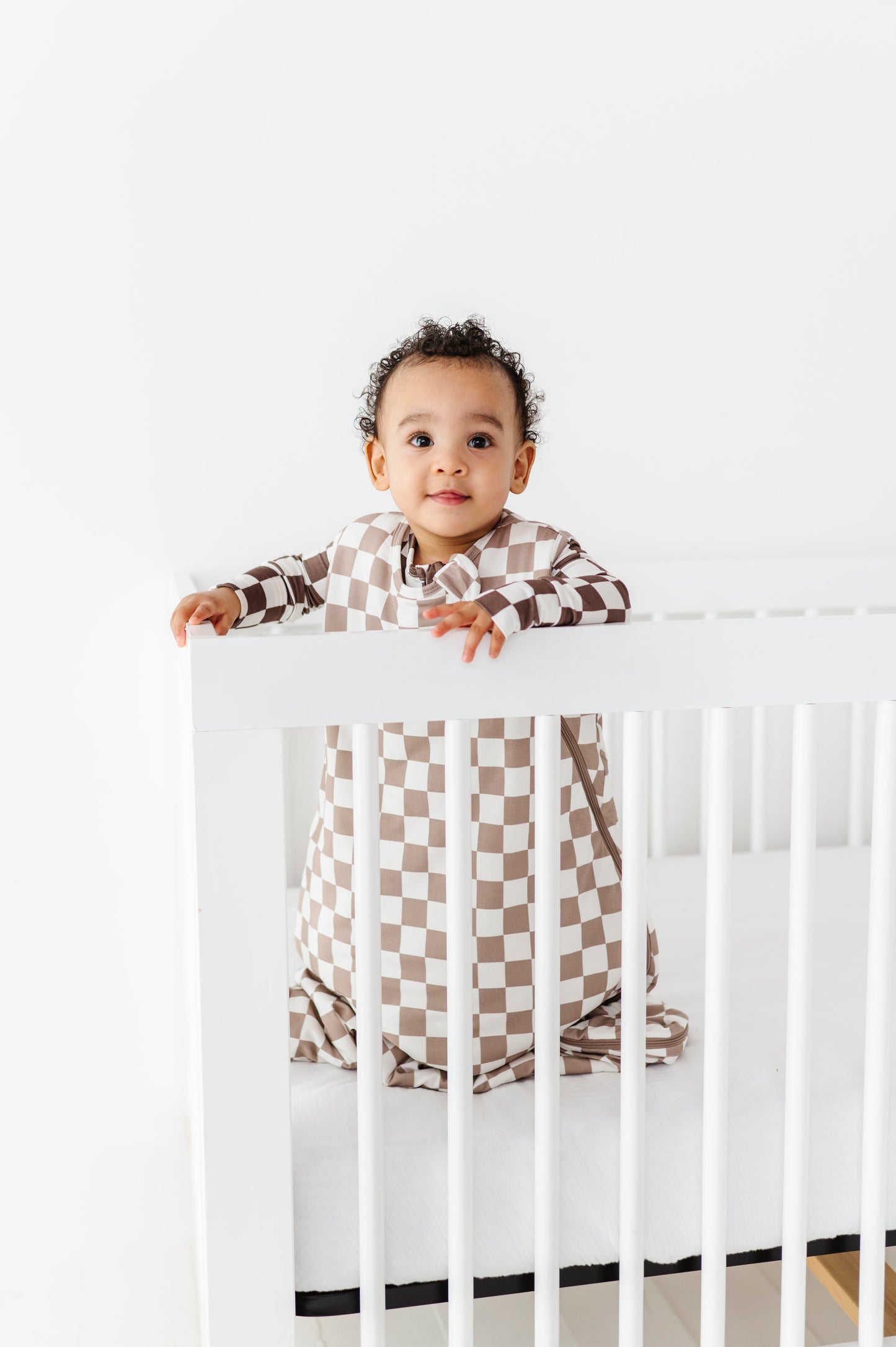 BAMBOO SLEEP BAG - TAN CHECKERS