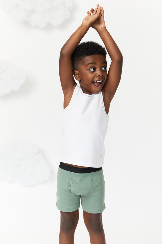 Boys Ribbed Boxer