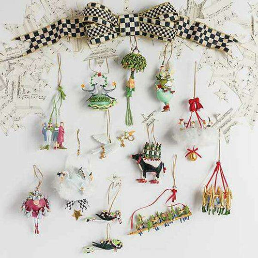 12 Days 8 Maids a-Milking Ornament by Patience Brewster