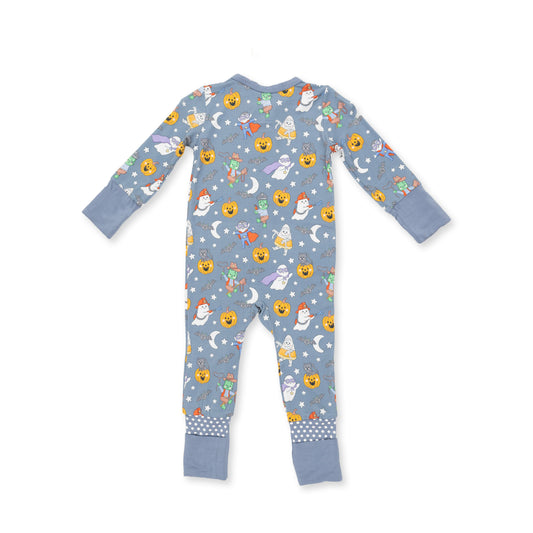 Halloween Monster Dress Up Blue - Convertible Romper