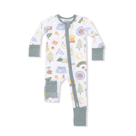 Camping Blue - Convertible Romper