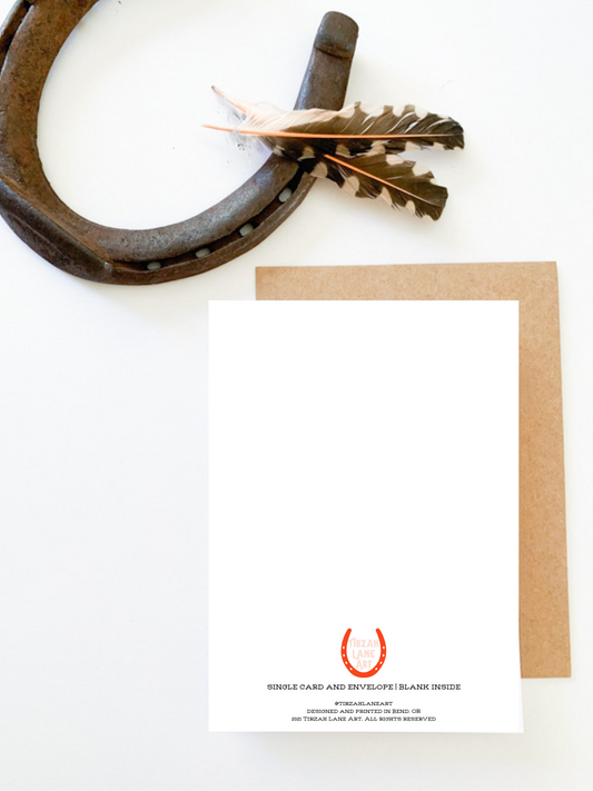 YeeHaw Birthday Girl Cowgirl Western Birthday Card