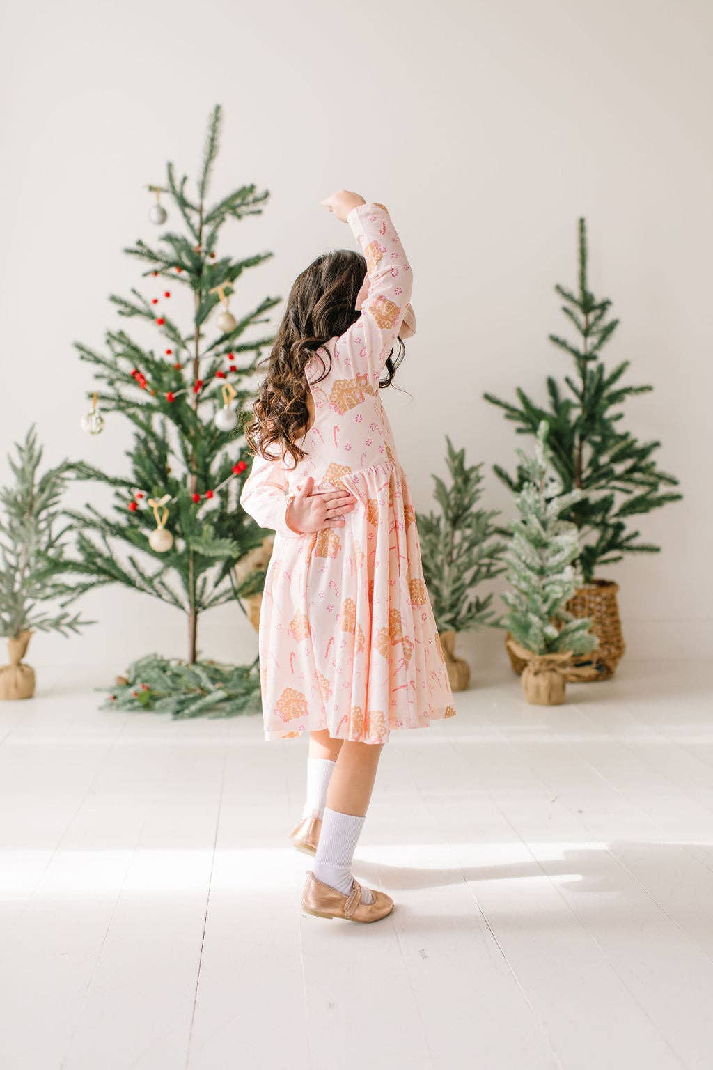 Gingerbread Pocket Twirl Dress
