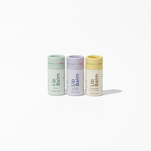 Natural Lip Balm Trio Gift Set