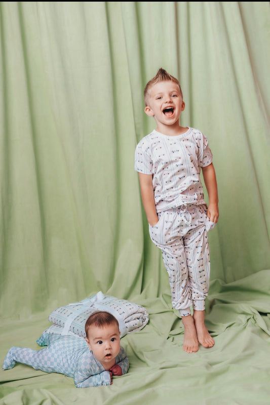 Speedway Stripe Kids Jogger Set