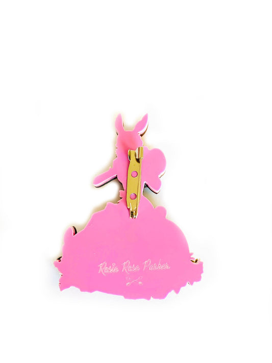 Easter Egg Girl & Friends Brooch