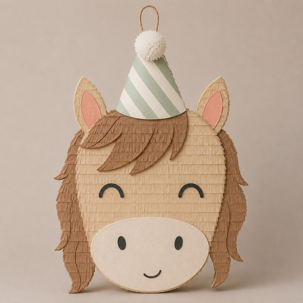 š“ Party Pony PiƱata ā Handmade Horse Party Decoration for Birthdays, Farm Parties & Cowgirl-Themed Celebrations