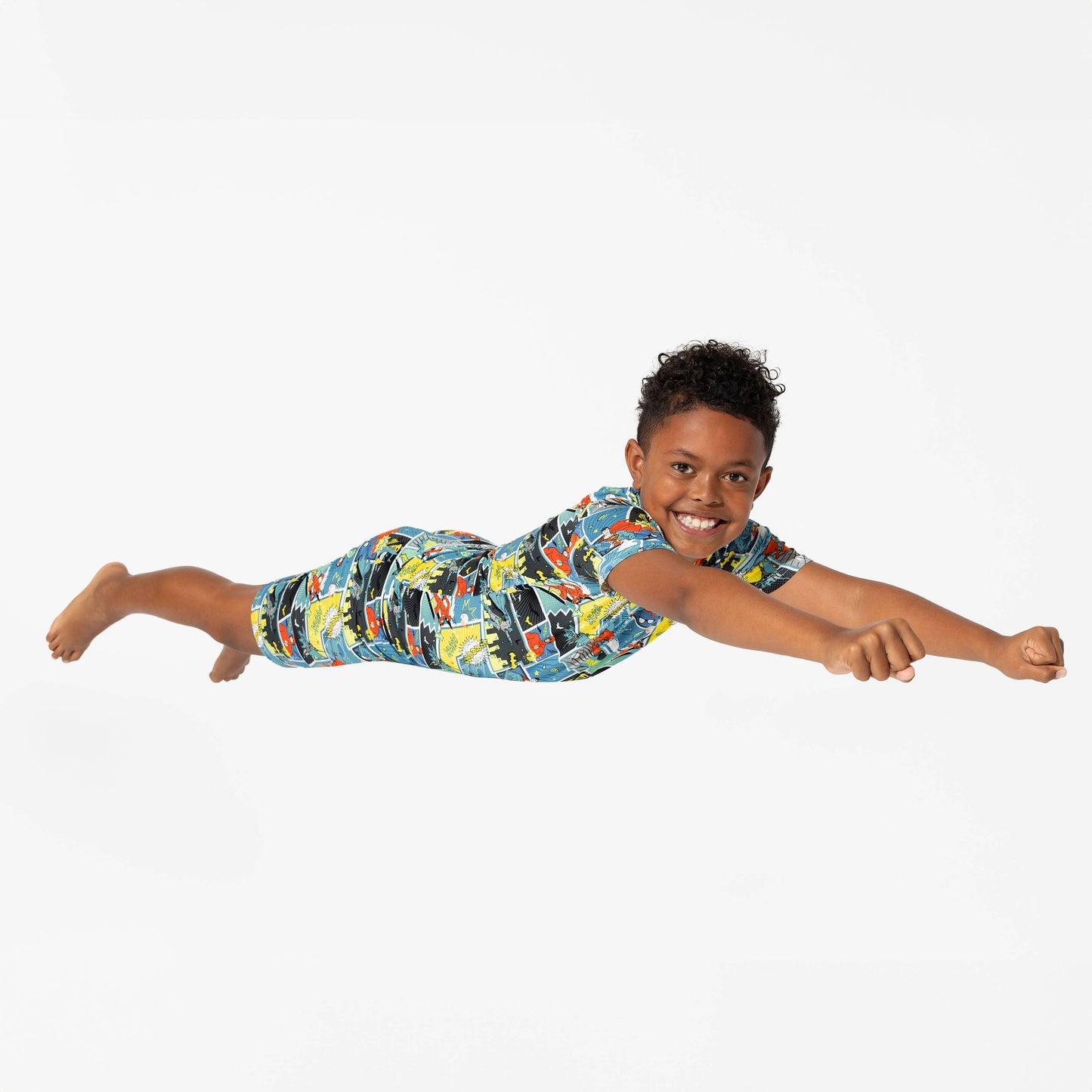 Justice League Heroes Kids Bamboo Short Set