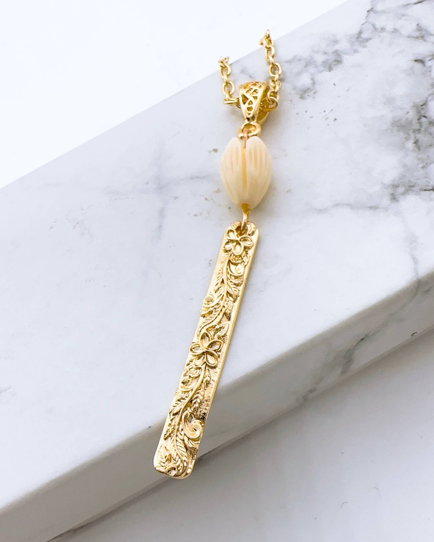 Hamilton Gold Pikake earrings