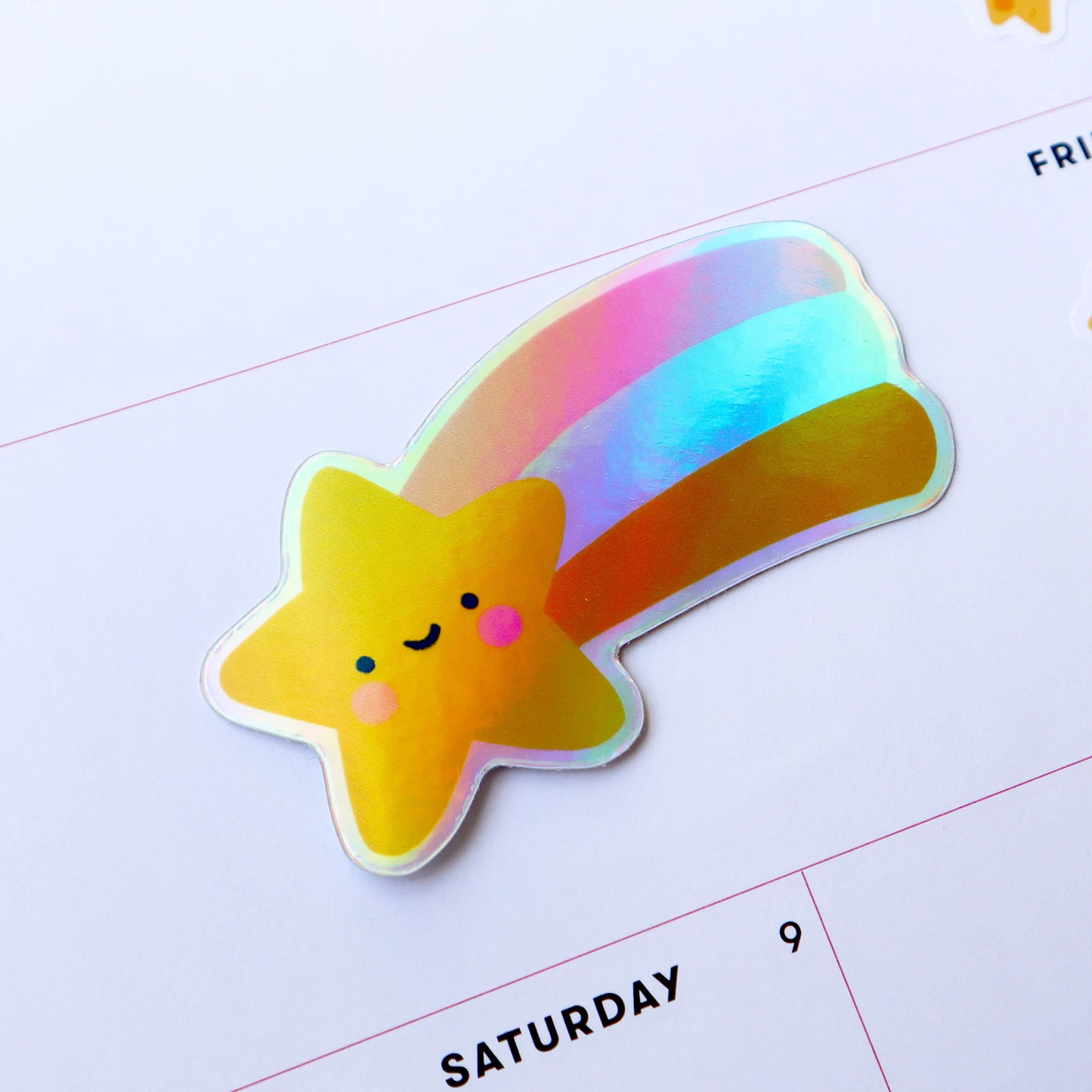 Holographic Shooting Star Sticker