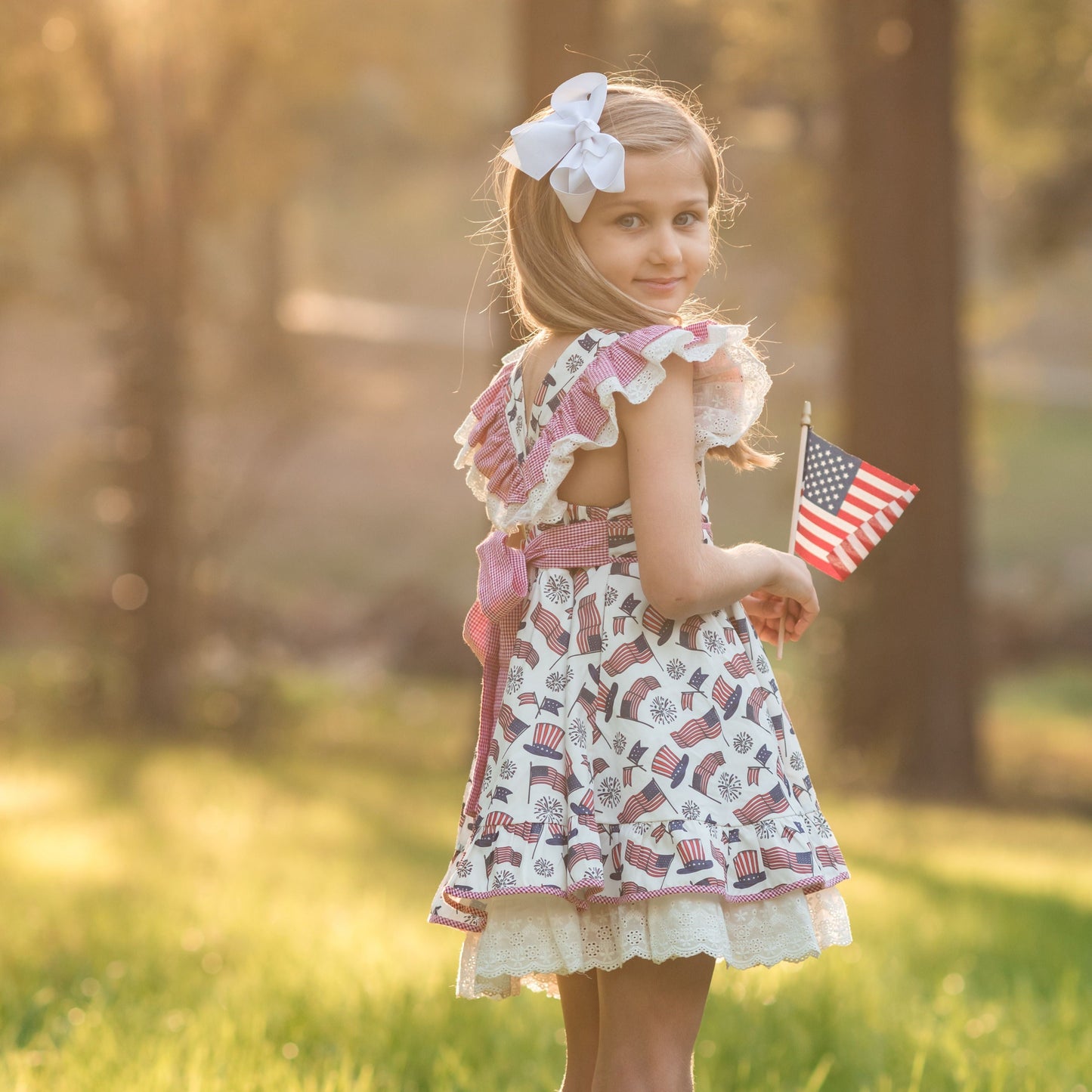 Flag Day Pinafore Set