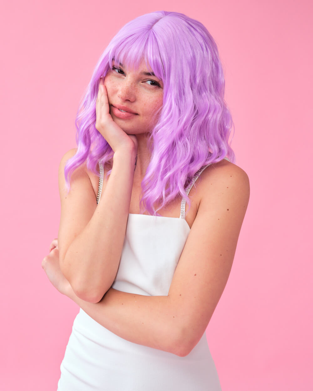 Euphoria Wig - pastel purple wig