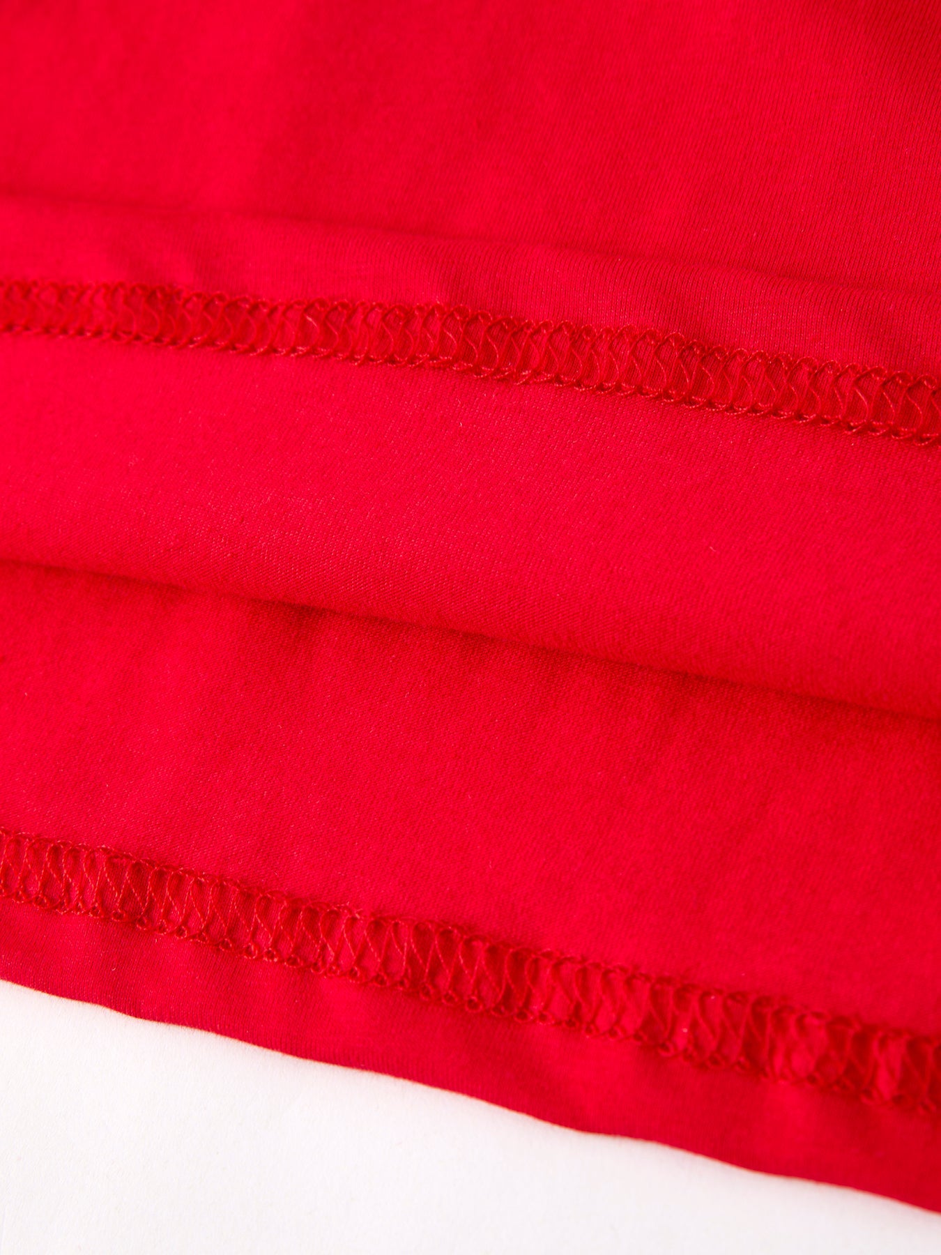 Red Cherry Bow Smocking Embroidery Girls' Dress