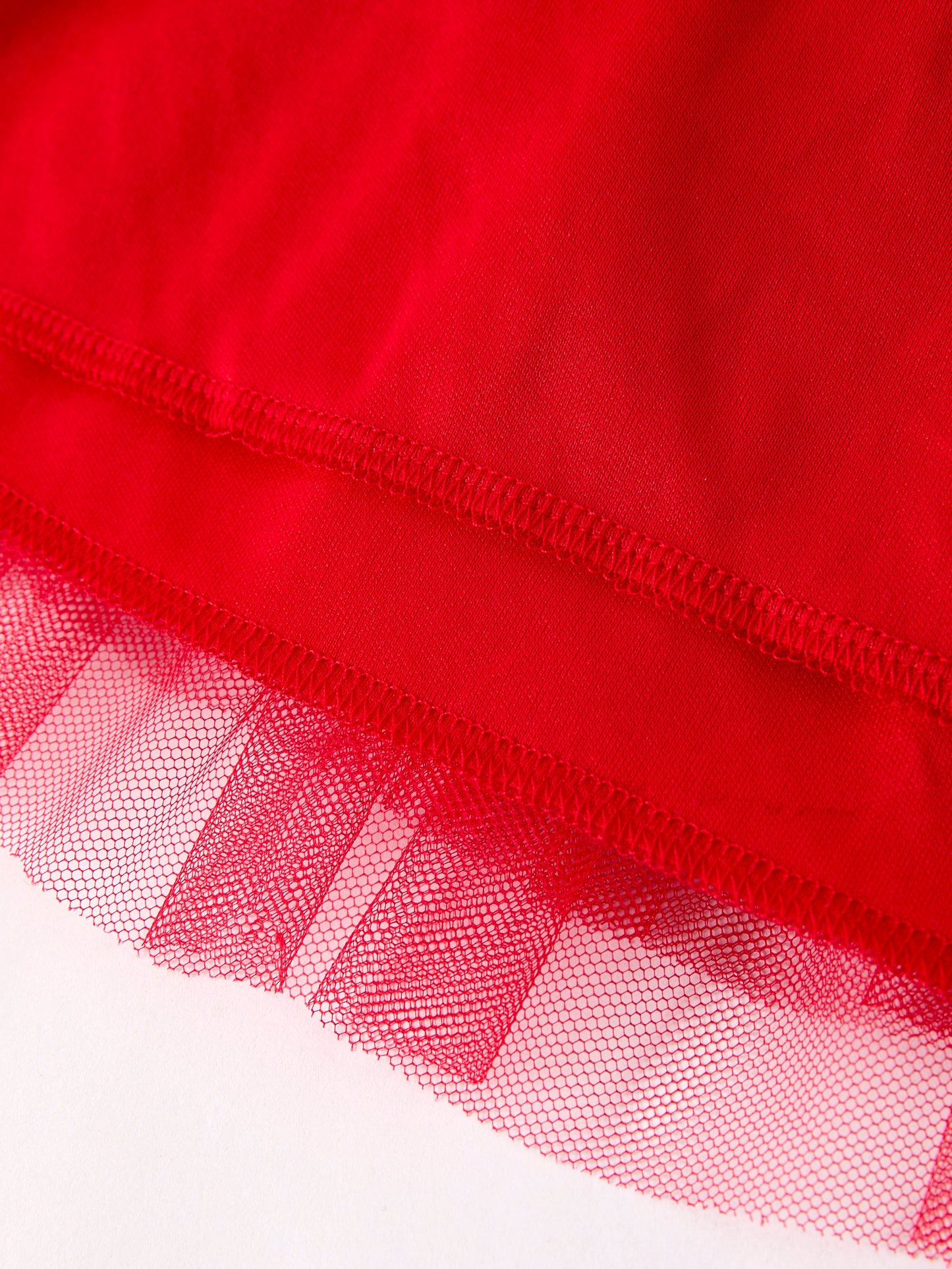 Red Girls' Tulle Skirt