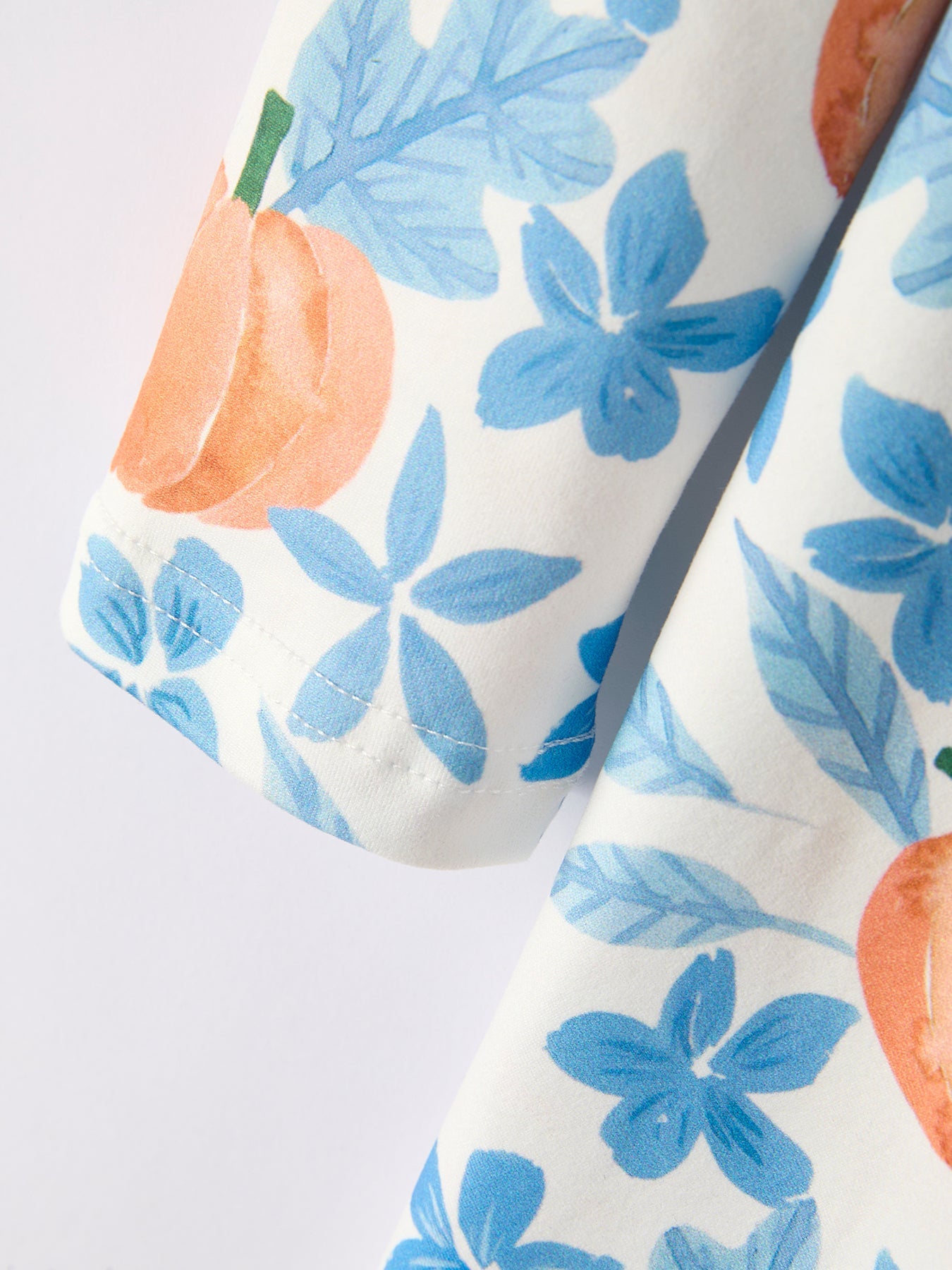 Halloween Pumpkin Floral Print Long Sleeve Dress