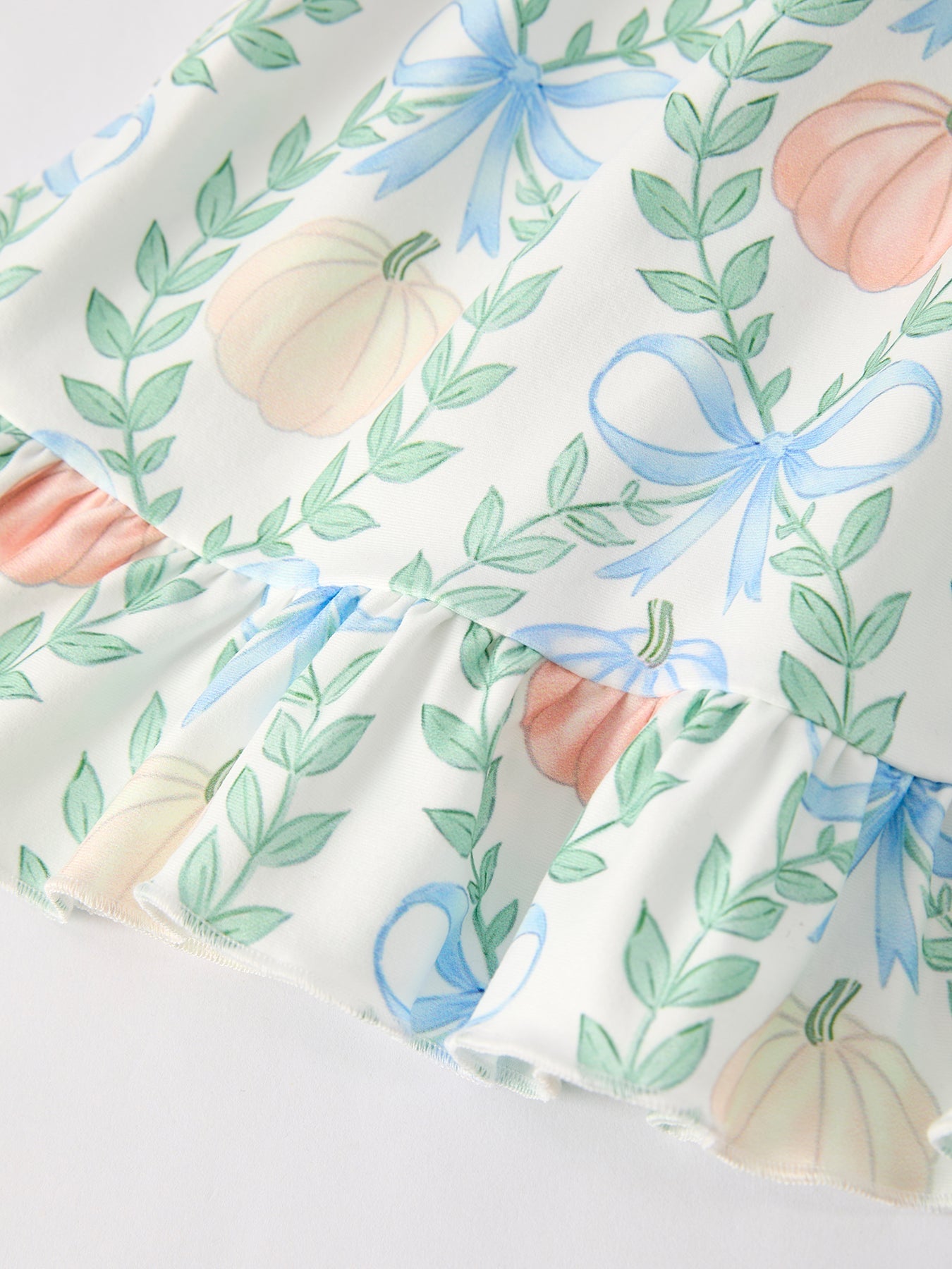 Playful Halloween Pumpkin Girls Dress