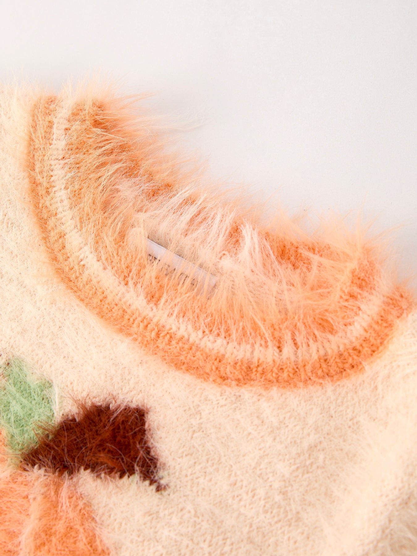 Fall Pumpkin Orange Girls Pullover Sweater- runs small - size up