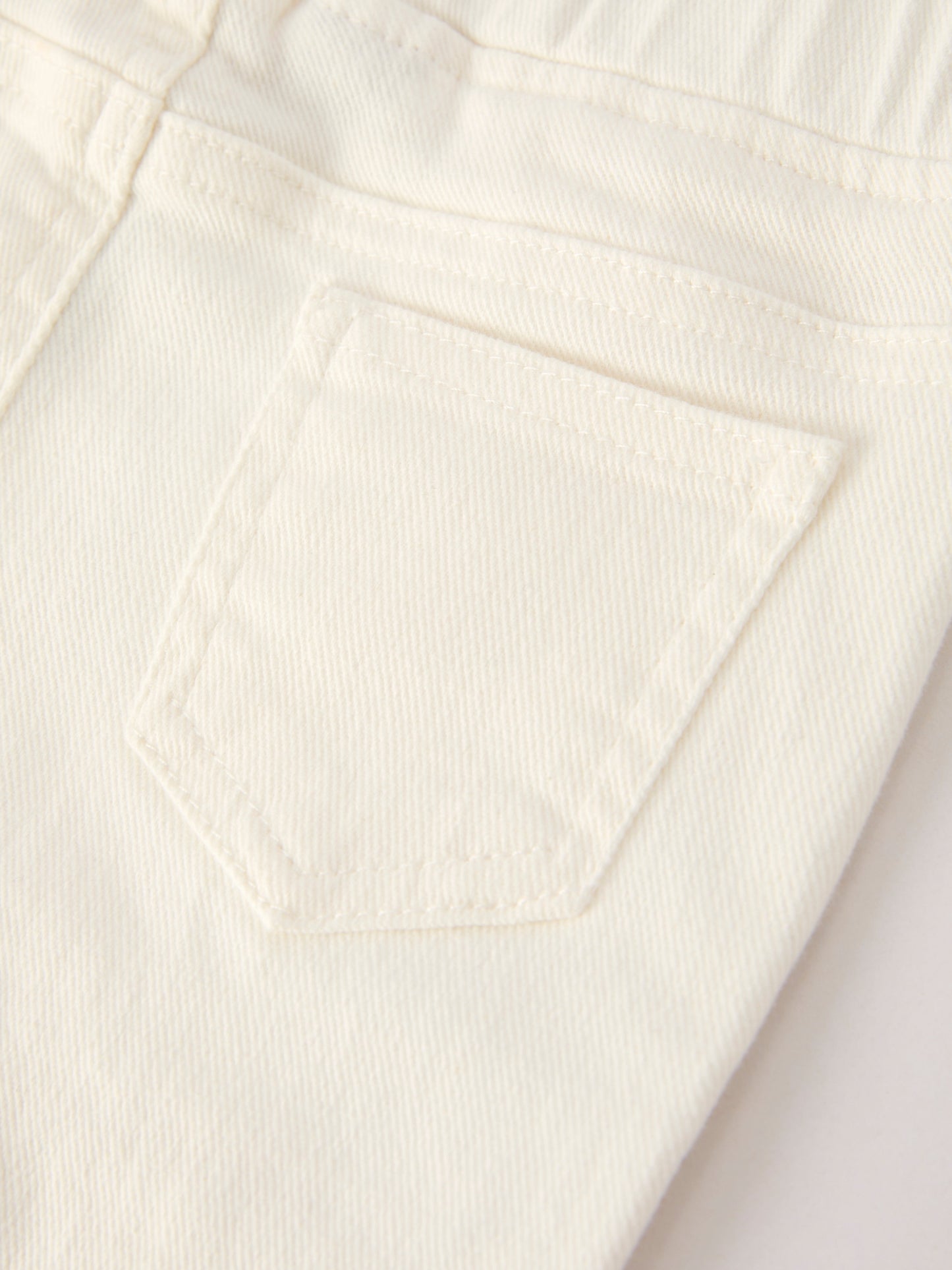 Charming White Bell Bottom Pants with Cute Bows