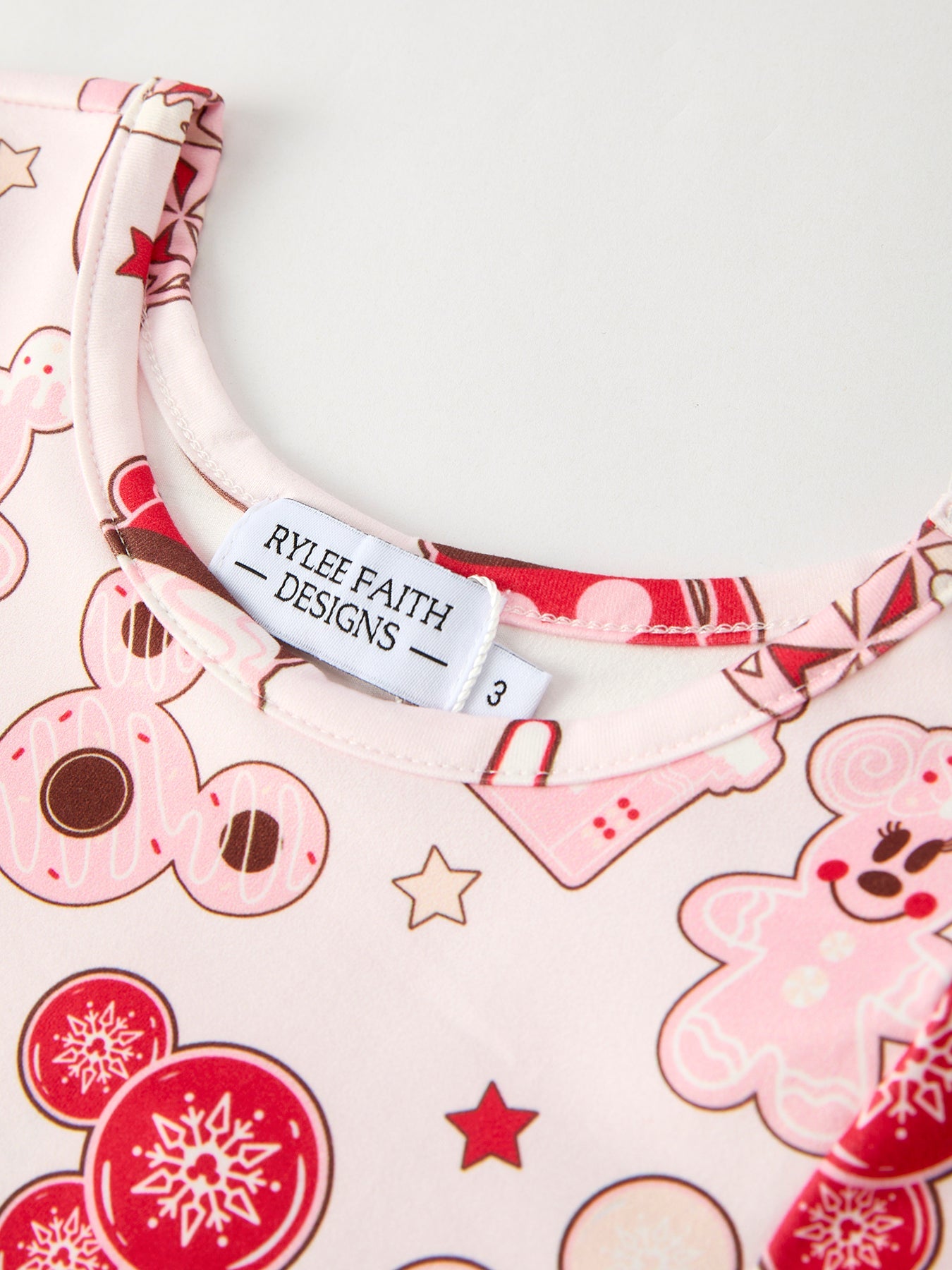 Christmas Sweet Holiday Cheer: Gingerbread and Candy Dress for Toddlers Girls