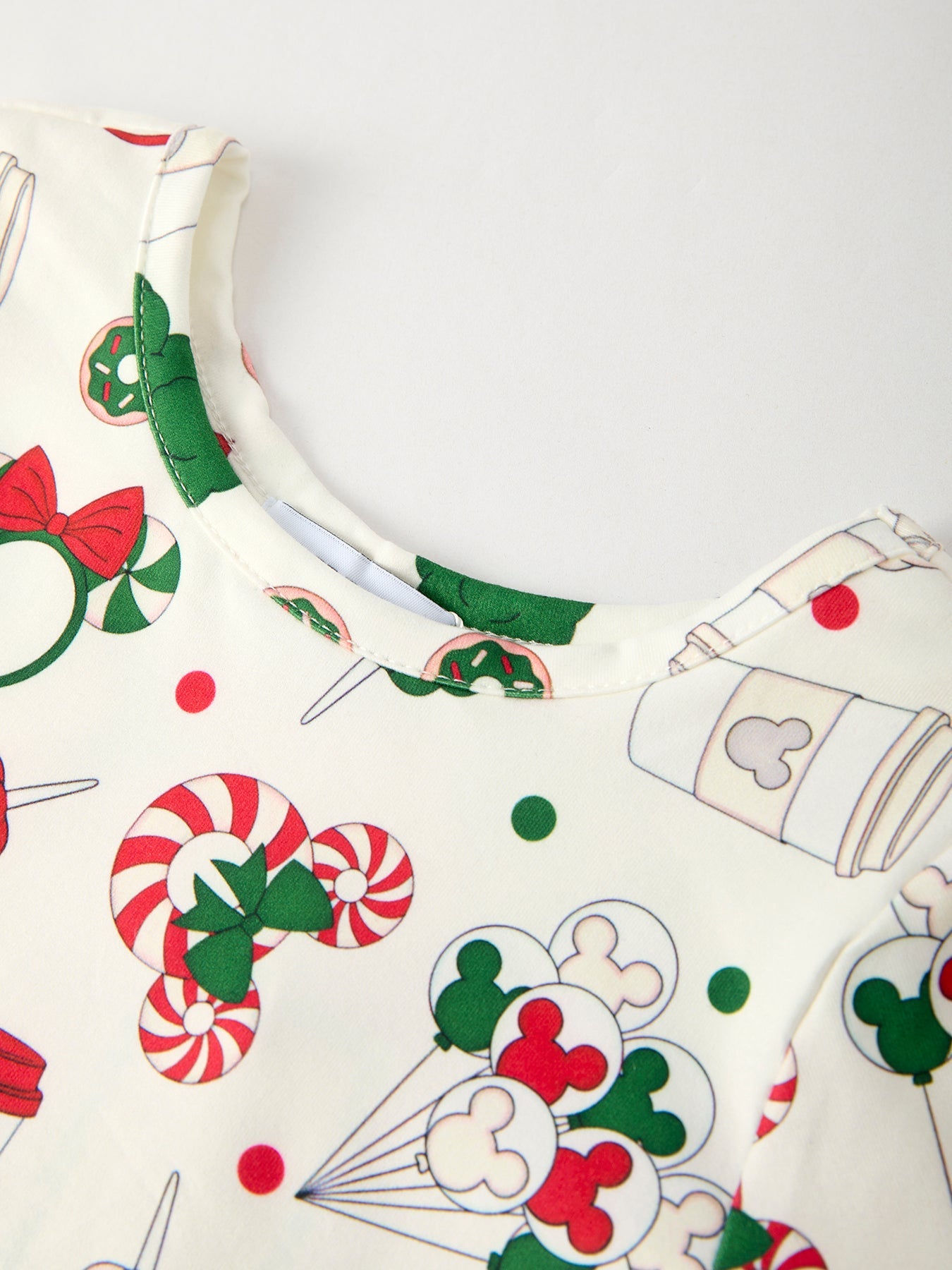 Christmas Character Sweet Balloon Print Girls Dress