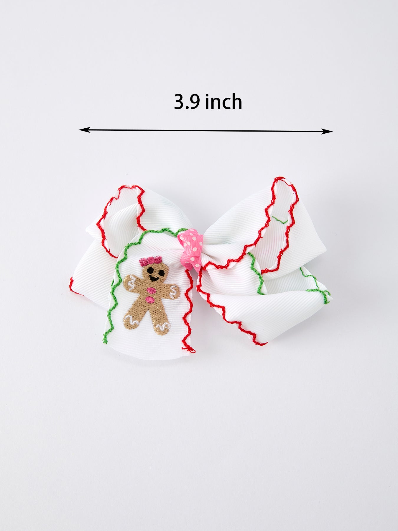 Christmas Gingerbread Man Hair Bows: Sweet Christmas Style(2PCS)
