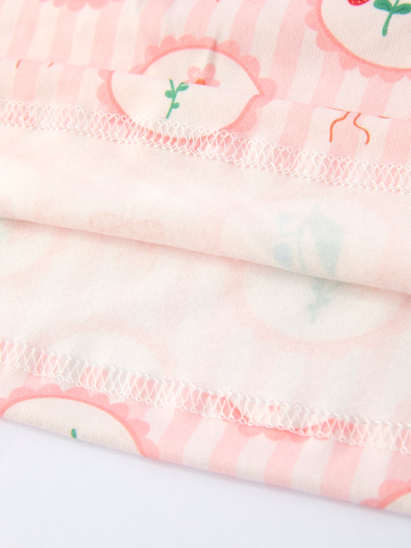 Spring Pink Floral Bow Smocked Girl Dress