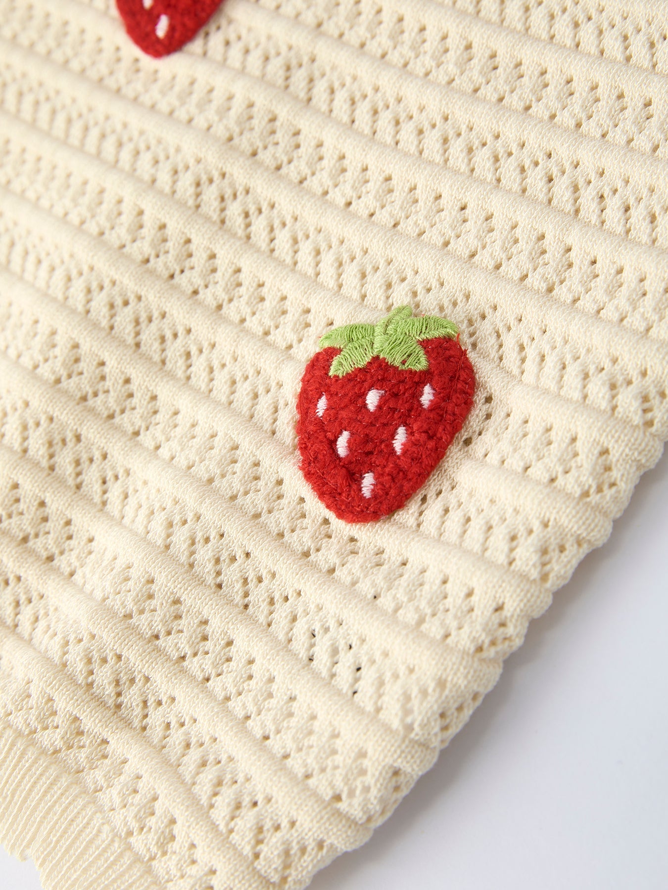 Spring Strawberry Baby Girl Set