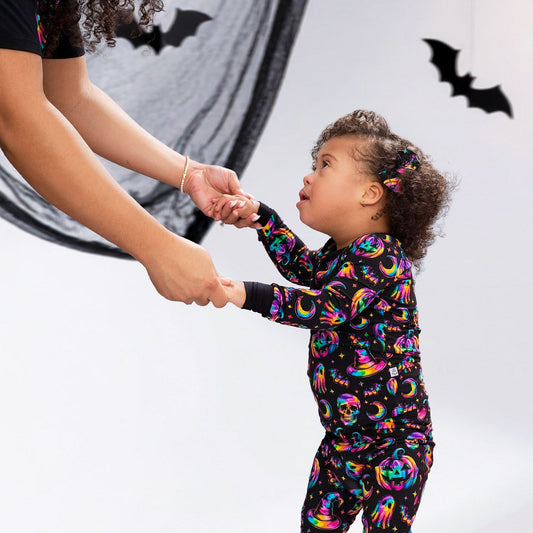 Halloween | Rainbow Haunts | Pigtail Clip Bows